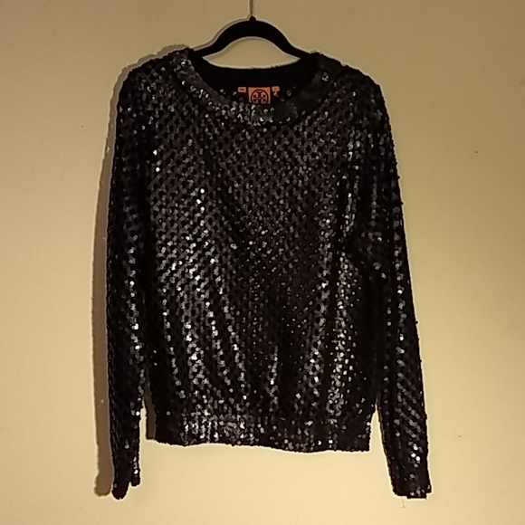 Tory Burch sequin mesh top - Picture 5 of 8